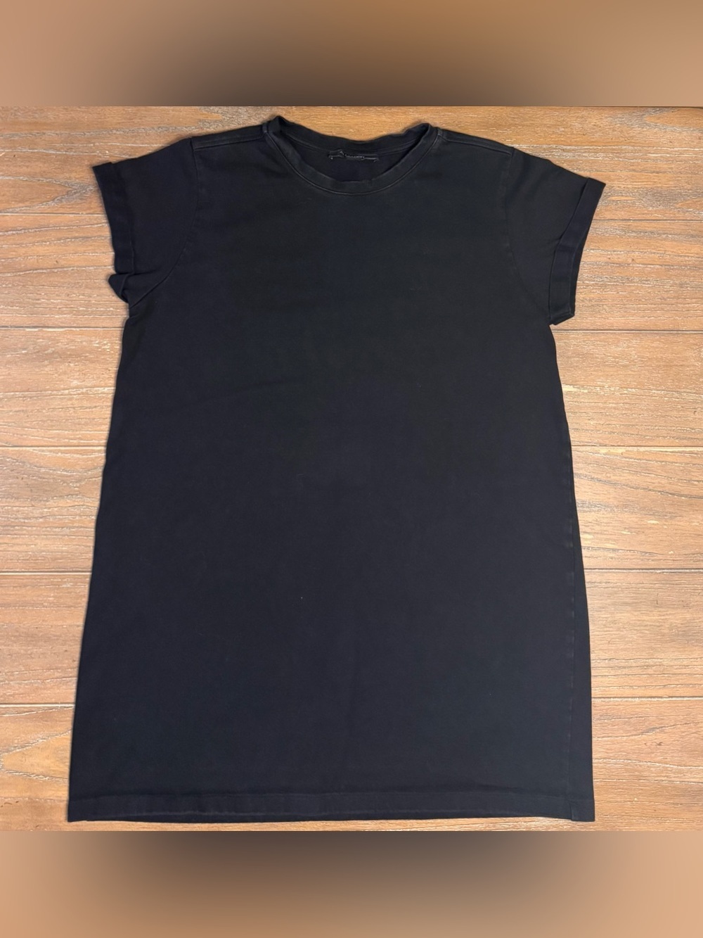 All Saints Black Short Sleeve Mini Dress #122